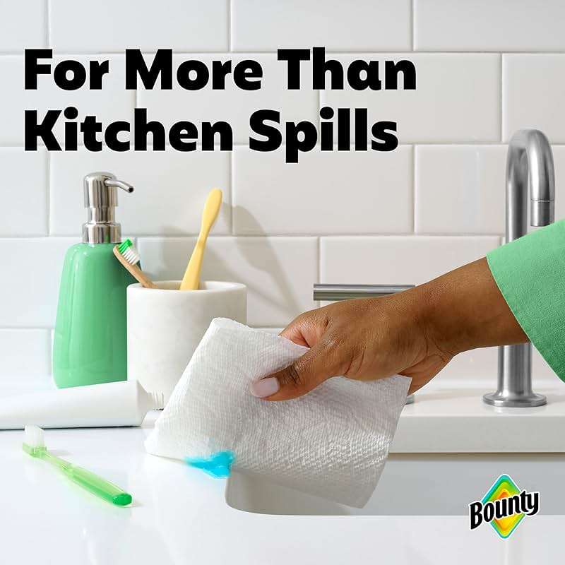 Bounty Select-A-Size Paper Towels, White, 2 Triple Rolls = 6 Regular Rolls - Image 10