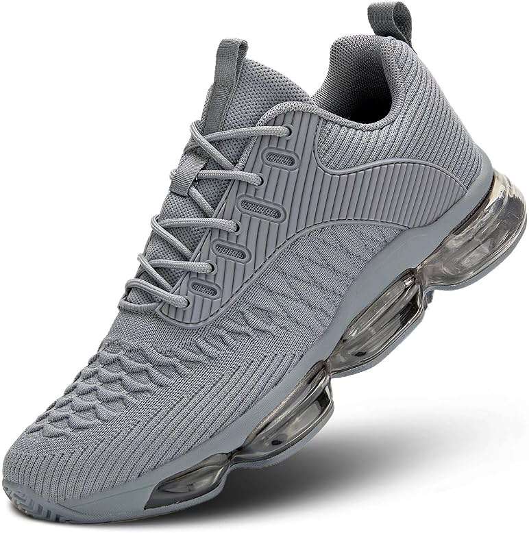 Mens Running Shoes Air Low Top Comfort Walking Lace Up Sneakers Breathable Fashion Tennis Sport Gym Fitness Cross Trainers - Image 1
