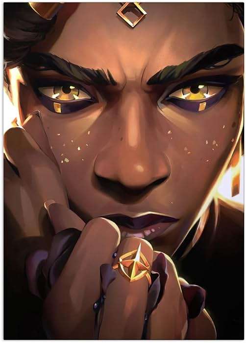 Displate Official Arcane Metal Poster Magnetic Mounting Included Licensed Artwork Modern Wall Decor Speak Truth to Power Poster 17.7" x 12.6" - Image 1