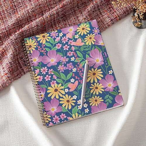 Blue Sky Sustainability 2025-2026 Weekly and Monthly Academic Year Planner Calendar, July 2025 - June 2026, 8.5" x 11", Flexible Cover From Recycled Plastic, Wirebound, Laminated Tabs, Storage Pocket, Gail - Image 2