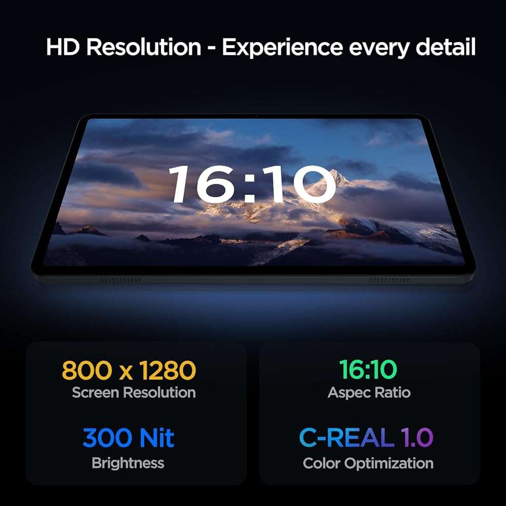 Android Tablet, Computer Tablets, 10.1 inch Android 15 Tablet with Octa-core Processor RAM 12GB ROM 64GB(Up to 2 TB), 800x1280 Resolution, WiFi 6 & Bluetooth, Dual Speakers, 5MP+8MP, 6000mAh battery - Image 3