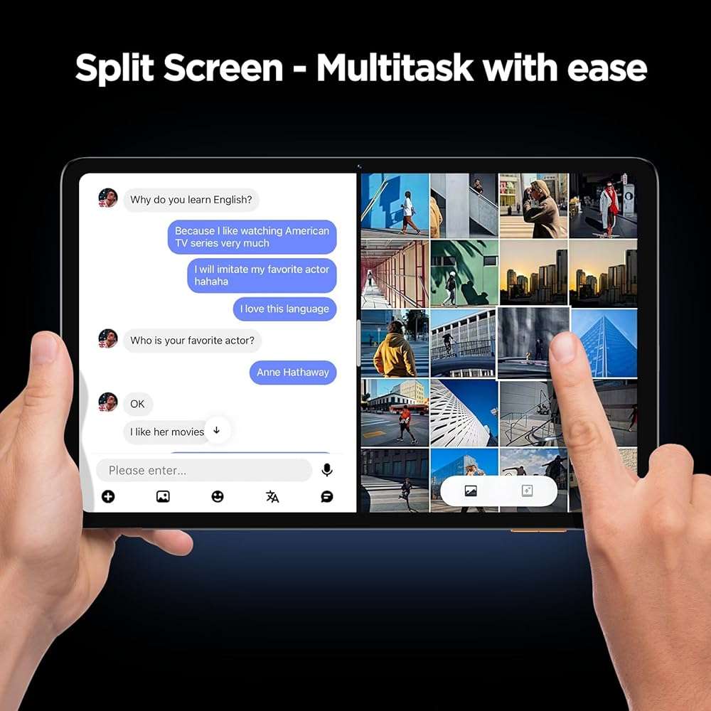 Android Tablet, Computer Tablets, 10.1 inch Android 15 Tablet with Octa-core Processor RAM 12GB ROM 64GB(Up to 2 TB), 800x1280 Resolution, WiFi 6 & Bluetooth, Dual Speakers, 5MP+8MP, 6000mAh battery - Image 6
