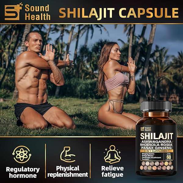 Irish Sea Moss & Shilajit Bundle for Natural Energy, Sleep Support & Hair Growth, Made with Black Seed Oil, Ashwagandha, Ginger, Rhodiola Rosea, Vitamins C & D, for Man & Women, All-in-1 Supplement - Image 5