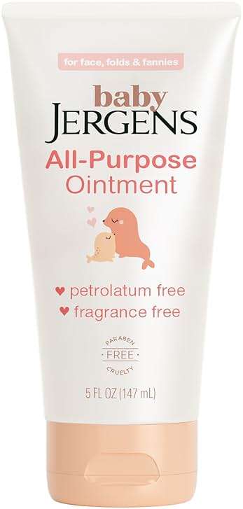 Jergens Baby All-Purpose Baby Ointment, Plant-Based Moisturizers, Petrolatum Free & Pediatrician-Tested, 5 Oz - Image 1