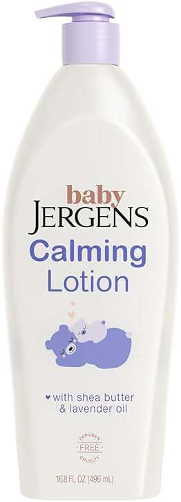 Jergens Baby Calming Lotion, Baby Calming Lotion, Lavender Baby Lotion, Baby Moisturizer with Shea Butter and Lavender Oil, 16.8 Fl Oz - Image 1