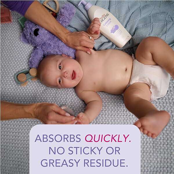 Jergens Baby Calming Lotion, Baby Calming Lotion, Lavender Baby Lotion, Baby Moisturizer with Shea Butter and Lavender Oil, 16.8 Fl Oz - Image 2