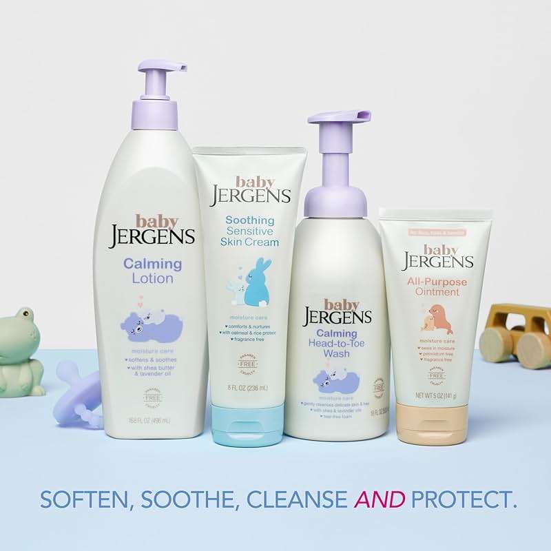 Jergens Baby Calming Lotion, Baby Calming Lotion, Lavender Baby Lotion, Baby Moisturizer with Shea Butter and Lavender Oil, 16.8 Fl Oz - Image 7