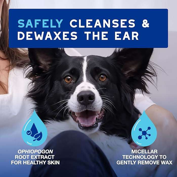 DOUXO SPA Dog & Cat Ear Cleaner, 4.1 fl oz, Safely Cleans and Dewaxes the Ear, Skin-Friendly Formula - Image 2