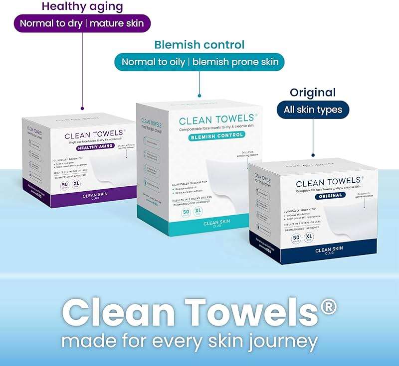 CLEAN SKIN CLUB Clear Acrylic Box for Clean Towels XL (NOT Included), Container For 50 Disposable Clean Towels XL, Face Towelettes Bathroom Counter Storage, Bin for Cleansing Facial Dry Wipes - Image 8