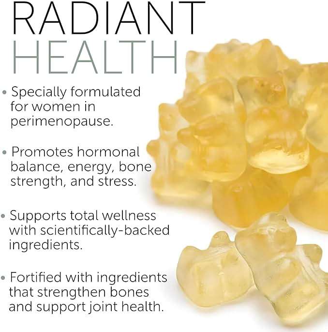 Perimenopause Supplements Women | Premenopausal Gummy Vitamins | Relief for Hormonal Balance & Mood Swings | Supports Menstrual Cycle Regulation | 60 Vegan Gummies - Image 6
