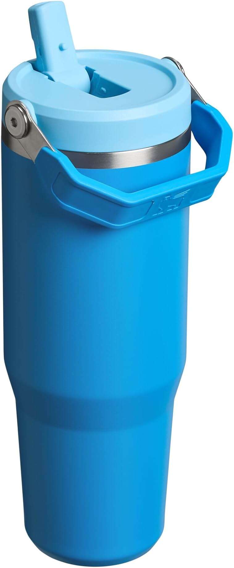 Stanley IceFlow 2.0 Flip Straw Tumbler with Handle 30 oz | Twist On Lid and Flip Up Straw | Leak Resistant Water Bottle | Insulated Stainless Steel | BPA-Free | Azure - Image 3