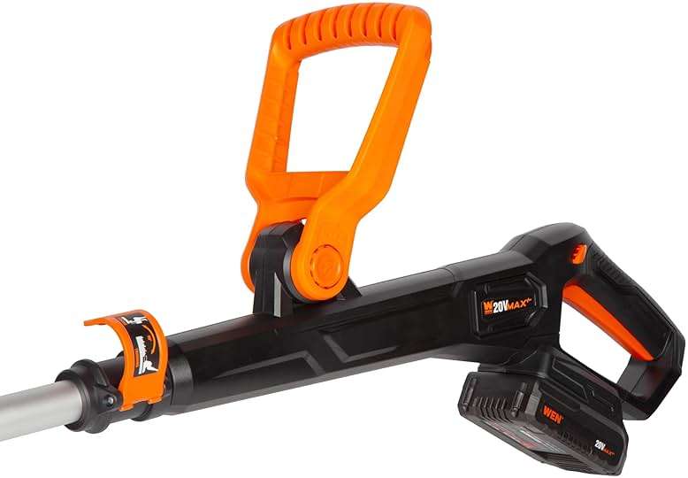 WEN 20V Max Cordless String Trimmer and Leaf Blower Combo Kit with 4Ah Battery and Charger (20VK2LBT) - Image 7