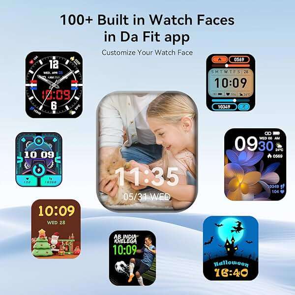 Smart Watch, 1.85" Smartwatch for Men Women (Answer/Make Call), Heart Rate, Sleep Monitor, Pedometer, 120+ Sport Modes Activity Tracker, IP68 Waterproof Fitness Watch for Android iOS (Black) - Image 6