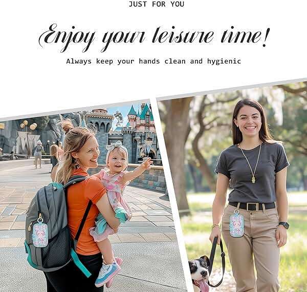 Mcapirivo Hand Sanitizer Spray Case, Axolotls Hand Sanitizer Holder Zippered Pouch, Cute Fashion Accessory with Snap Hook for Glow Mist and Power Mist 1FL OZ - Image 3