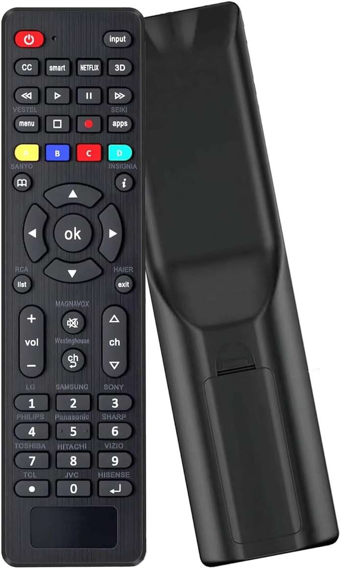 Universal Remote Control for Samsung, LG, Sony, Vizio, Hisense, Insignia, Toshiba, JVC, Philips, Sanyo, Sharp, Panasonic All Series TV (Not fit DVD/Box) - Image 1