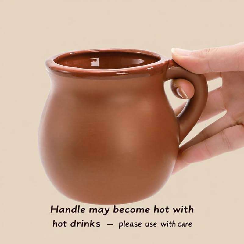 Kingrol 6 Pack Authentic Mexican Clay Mugs - 12 oz Tazas de Barro, Handcrafted Pottery for Hot and Cold Beverages, Coffee, Tea, and Cocktails - Image 6
