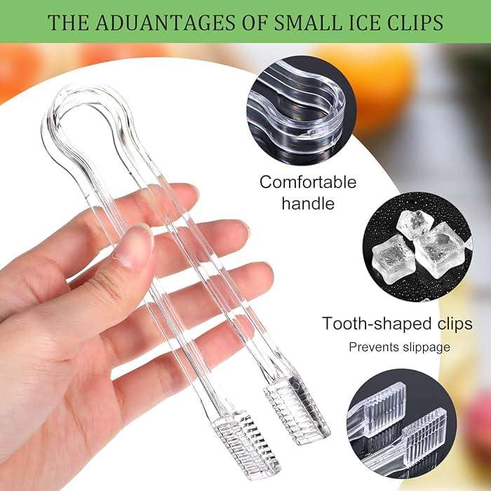 48 Pcs Plastic Tongs, 6.5'' Serving Tongs Heavy Duty Reusable Kitchen and BBQ Clear Serving Tong for party's, Caterings, Events, Buffet, Weddings, And every Day use - Image 3