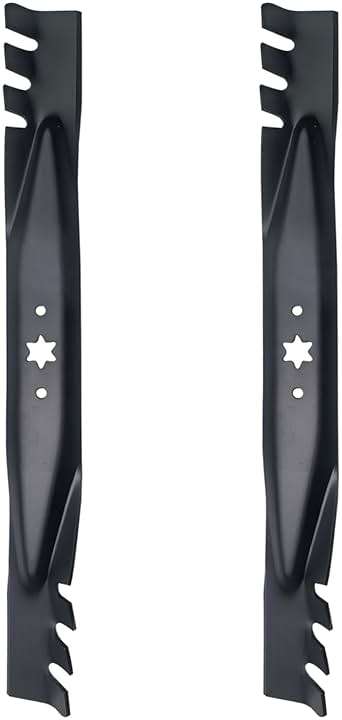 Apeixoto 2PACK 942-0616 Blades Compatible with 42'' Cut MTD, Cub Cadet Troy-Bilt Mowers Mulching Blades Replace OE MTD Cub Cadet 742-04126 742-0616 - Image 1