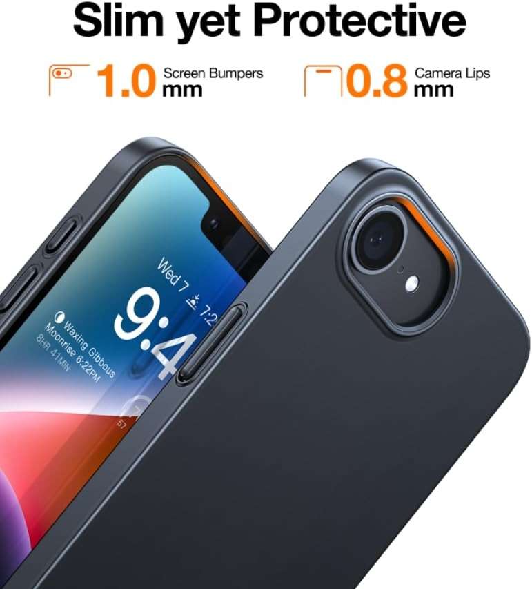 TORRAS Magnetic Slim Fit for iPhone 17e Case for iPhone 16e Case, Ultra-Thin & Fit for MagSafe, Lightweight Matte Anti-Scratch Hard PC Cover Case for iPhone 16e/17e Phone Case 6.1 inch, Black - Image 8