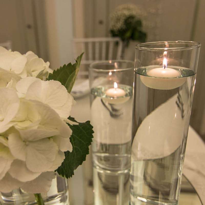 50 Pack of 2-Inch White Floating Candles - Ideal for Weddings, Home Décor, Spa Baths, and Romantic Settings. - Image 6