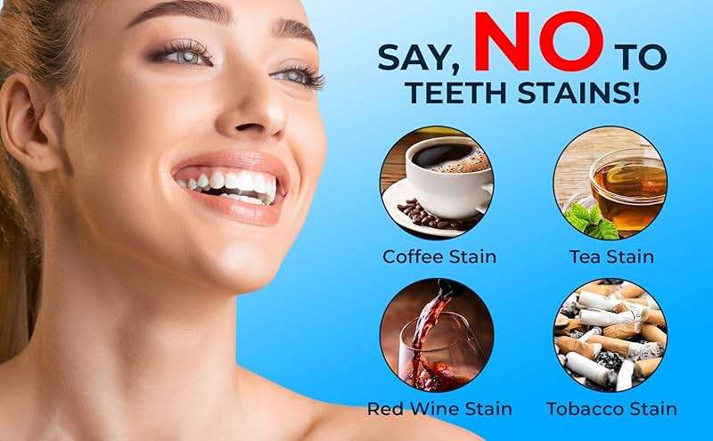 ZAFINCO Teeth Whitening Strips for a Brighter Smile - 28 Mint Flavored Sensitive Teeth Whitening Strips, Dentist Recommended,-Non Toxic, Peroxide Free & Enamel Safe - 14 Treatments, Made in USA - Image 2