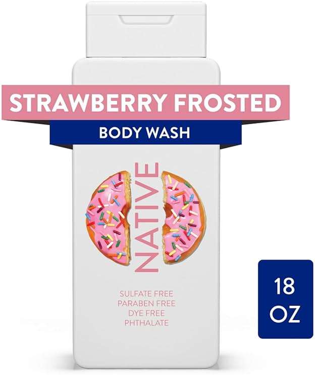 Native Body Wash, Dunkin Vanilla Sprinkle, Contains Naturally Derived Ingredients | For Women & Men, Sulfate, Paraben, & Dye Free Leaving Skin Soft and Hydrated | 18 oz - Image 2