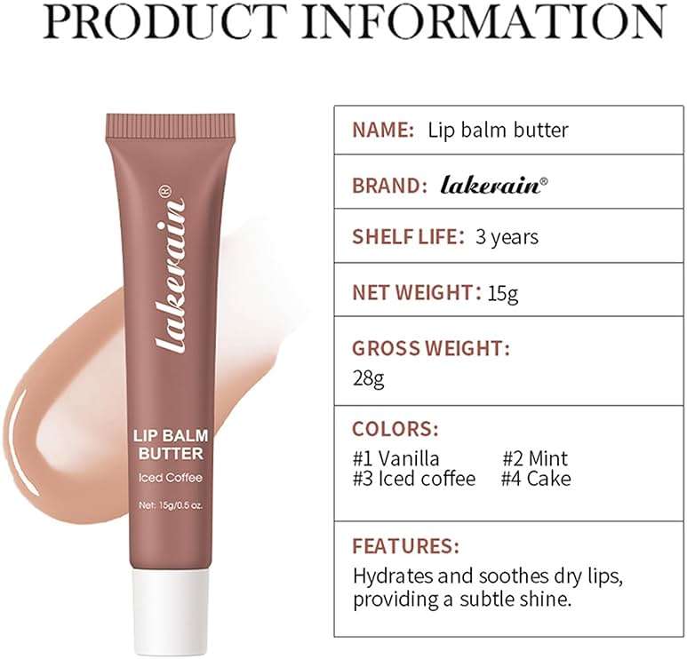 Petansy 4PCS Special Lip Balm - Conditioning Lip Mask and Lip Balm for Instant Moisture,Natural Ingredients Vegan Non-Sticky Lip Glowy Balm，Soothing Lip Care - Image 8