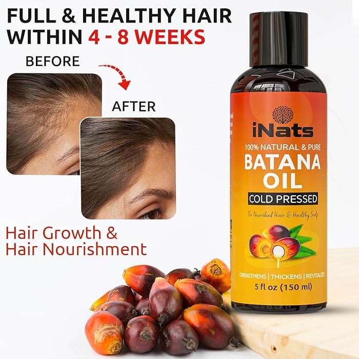 Premium Raw Batana Oil for Hair Growth (5 Fl Oz) - Dr. Sebi 100％ Pure & Batana Hair Growth Oil from Honduras - Organic & Natural - Deeply Nourishing Scalp for Thicker & Stronger Hair for Women & Men - Image 6