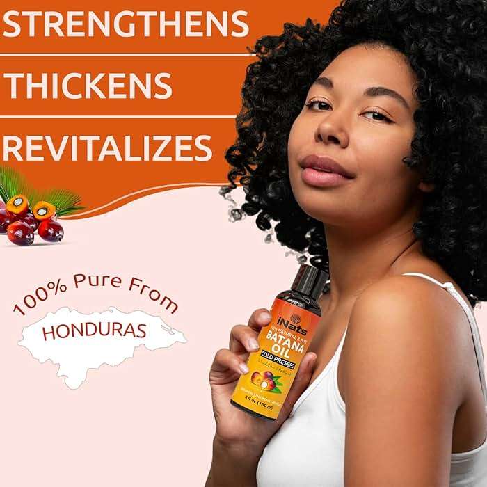 Premium Raw Batana Oil for Hair Growth (5 Fl Oz) - Dr. Sebi 100％ Pure & Batana Hair Growth Oil from Honduras - Organic & Natural - Deeply Nourishing Scalp for Thicker & Stronger Hair for Women & Men - Image 9