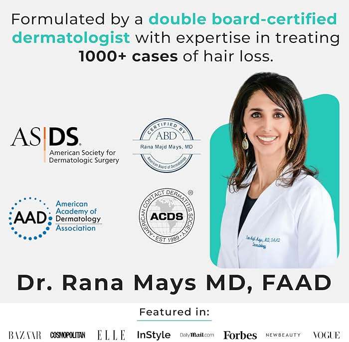 Hair Plus MD Hair Growth Supplement, 120 Capsules – Supports Hair Growth & Density – Dermatologist-Developed with Collagen & Vitamins – Gluten-Free, Toxin-Free, Non-GMO – 1 Month Supply - Image 7