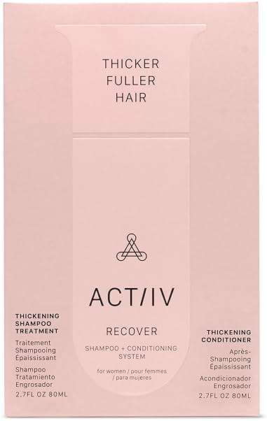 ACTIIV Recover Travel Duo For Women | Supports the Appearance of Fuller, Healthier-Looking Hair, Plant-Based, Color-Safe, Vegan, All Hair Types - Image 1