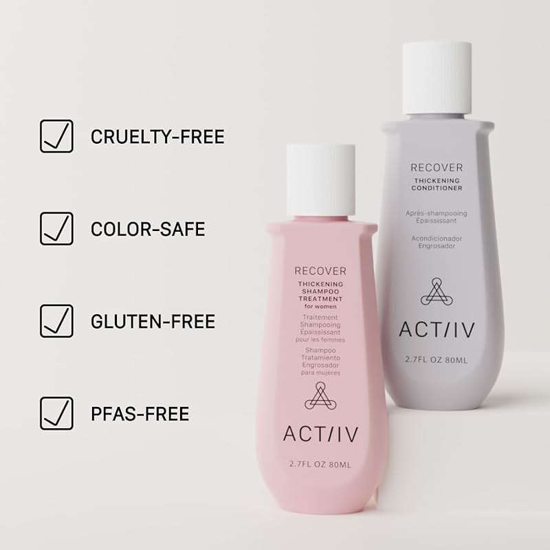 ACTIIV Recover Travel Duo For Women | Supports the Appearance of Fuller, Healthier-Looking Hair, Plant-Based, Color-Safe, Vegan, All Hair Types - Image 5