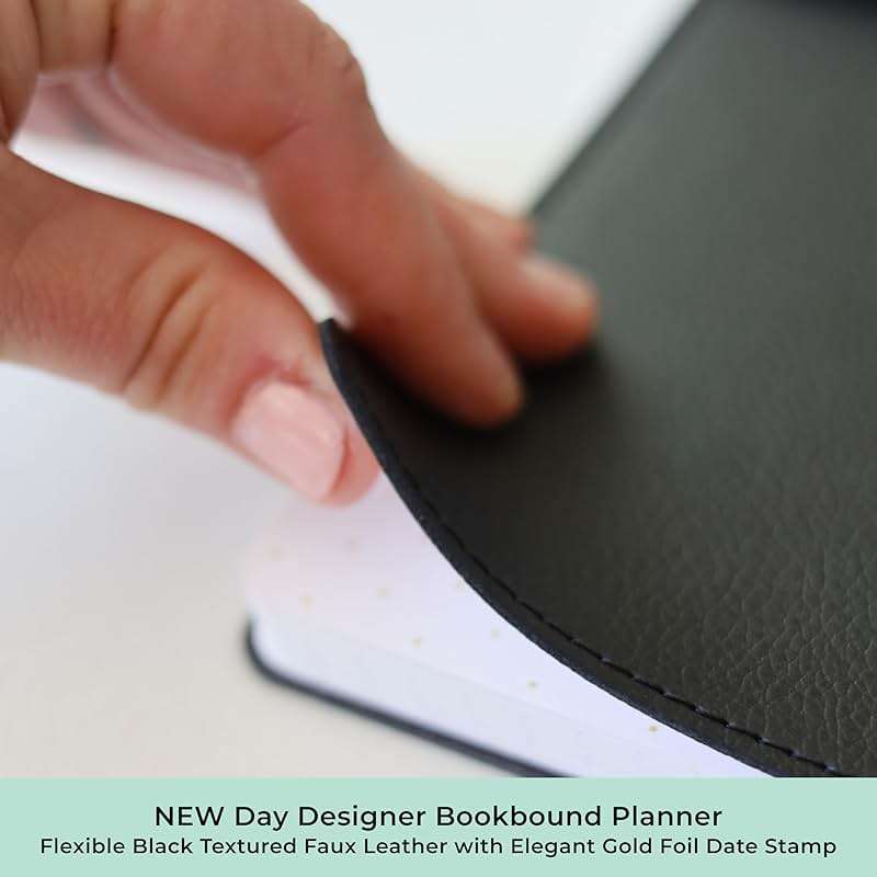 Blue Sky Day Designer 2025-2026 Weekly and Monthly Academic Year Planner Calendar, July 2025 - June 2026, 8" x 10", Faux Leather Cover, Bookbound, Black - Image 7