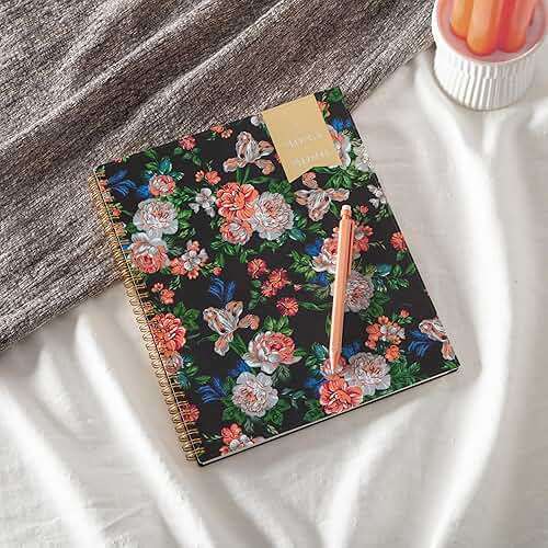 Blue Sky Day Designer 2025-2026 Weekly and Monthly Academic Year Planner Calendar, July 2025 - June 2026, 8.5" x 11", Flexible Cover, Wirebound, Rose Garden - Image 2