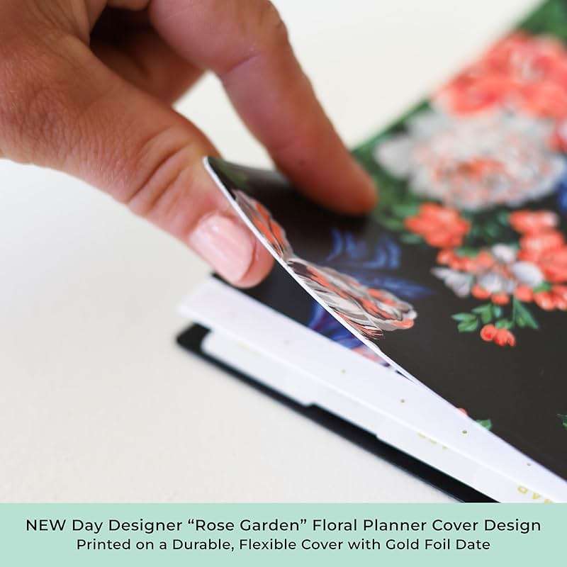 Blue Sky Day Designer 2025-2026 Weekly and Monthly Academic Year Planner Calendar, July 2025 - June 2026, 8.5" x 11", Flexible Cover, Wirebound, Rose Garden - Image 7