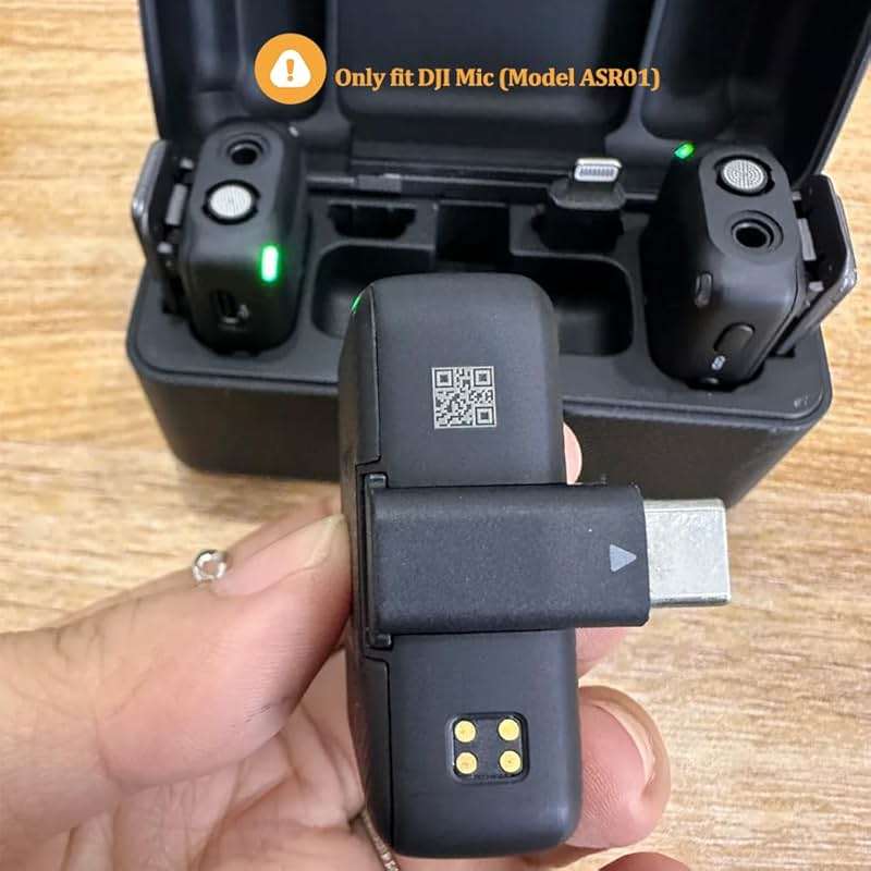 iMusk Original OEM USB-C Adapter for DJI Mic 1 Receiver (The 1st Gen) - Image 4