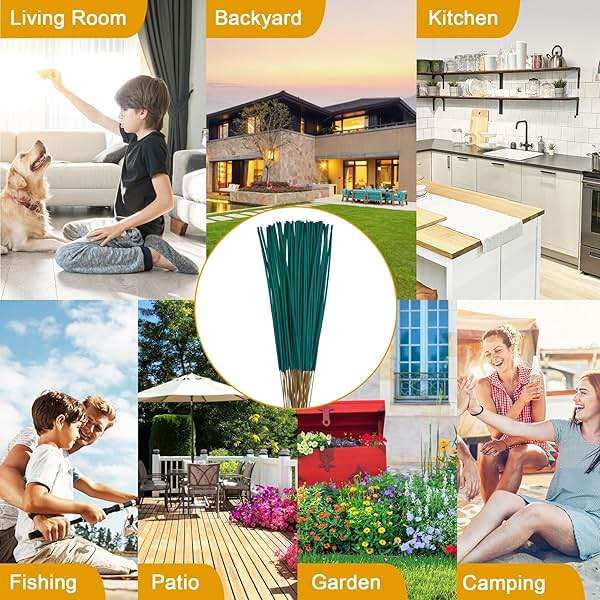120 Pcs Citronella Oil Mosquito Incense Sticks, Natural Mosquito Repellent Outdoor Patio Plant-Based Bug Repellent for Patio Camping Essentials Fishing Backyard Travel Mosquito Control - Image 6