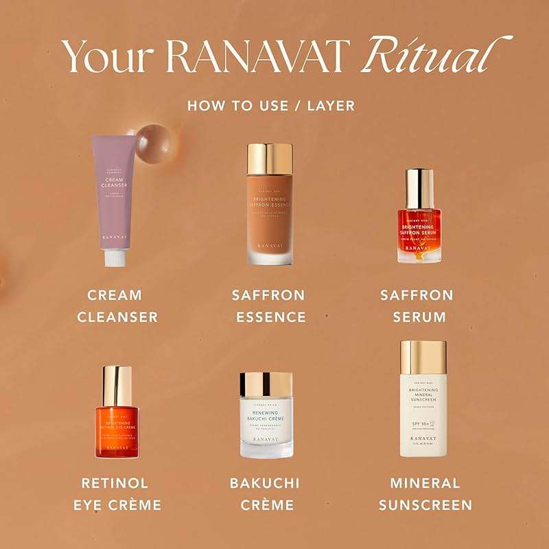 RANAVAT Radiant Rani Brightening Saffron Facial Essence - Hydrating Milk Toner Formulated with Niacinamide & Squalane to Moisturize & Calm Skin - Helps Improve the Appearance of Dark Spots (100ml) - Image 9
