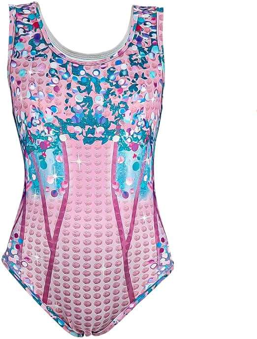 Kids Singer Star Costume for Girls Musical Dance 3D Printed Rhinestone Bodysuit Set Concert Party Cosplay 3-13 Years - Image 3