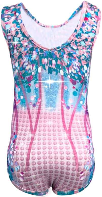 Kids Singer Star Costume for Girls Musical Dance 3D Printed Rhinestone Bodysuit Set Concert Party Cosplay 3-13 Years - Image 4