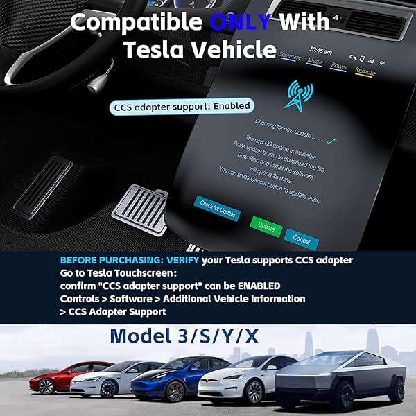 CORROY Upgraded CCS to J1772 Adapter for Cybertruck, SuperFast Charging Accessories, Compatible with Tesla Model 3/Y/S/X - Image 5