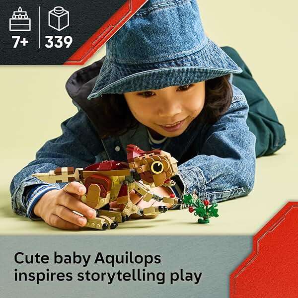 LEGO Jurassic World Baby Dinosaur Dolores: Aquilops Kids Toy - Educational and Learning Toy for Girls & Boys, Ages 7+ - Pretend Play Gift Idea for Birthdays - 76970 - Image 2