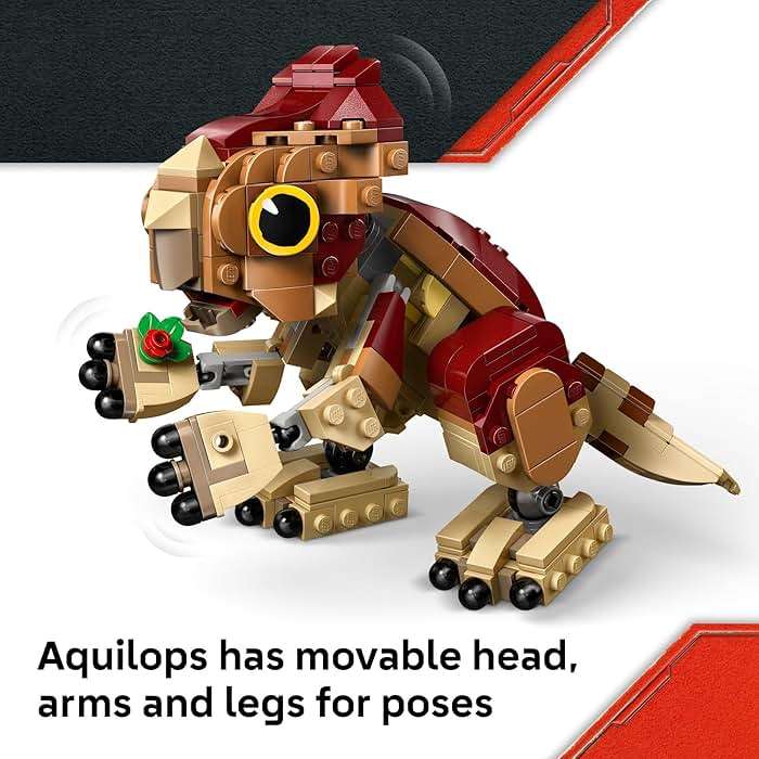 LEGO Jurassic World Baby Dinosaur Dolores: Aquilops Kids Toy - Educational and Learning Toy for Girls & Boys, Ages 7+ - Pretend Play Gift Idea for Birthdays - 76970 - Image 3