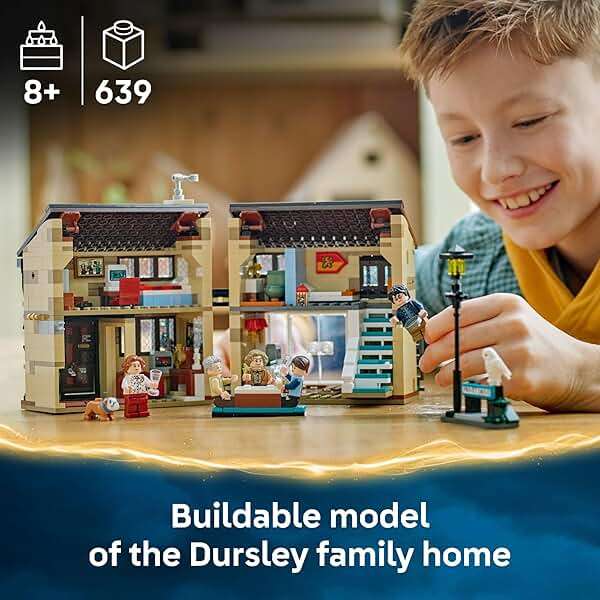 LEGO Harry Potter Privet Drive: Aunt Marge’s Visit Kids Toy - Buildable Book Nook and Room Decor for Boys and Girls, Ages 8+ - Collectible Harry Potter Minifigure - Birthday Gift Idea - 76451 - Image 2