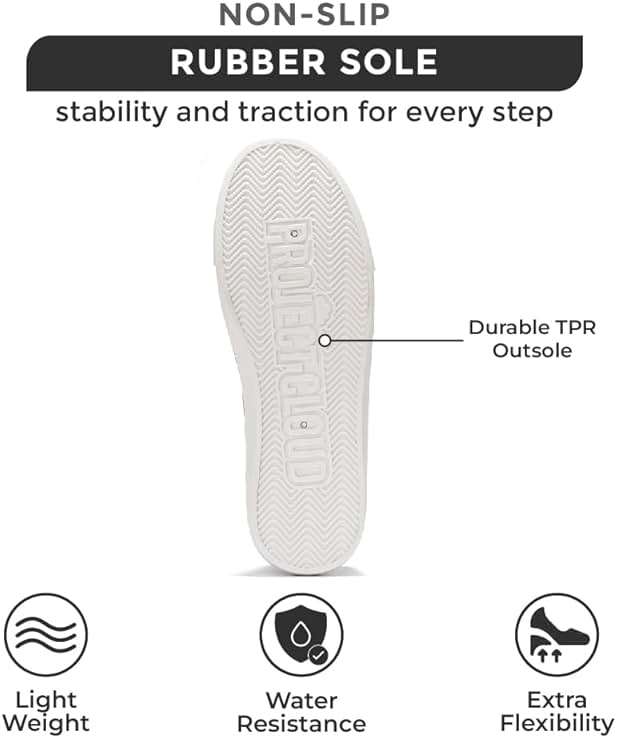 Project Cloud Sneakers for Women - Memory Foam Spring Shoes for Women Footwear - Slip-On Boat Shoes - Non Slip Fashion Sneakers - Lightweight Loafers (Seasalt, Gray, 8.5) - Image 4
