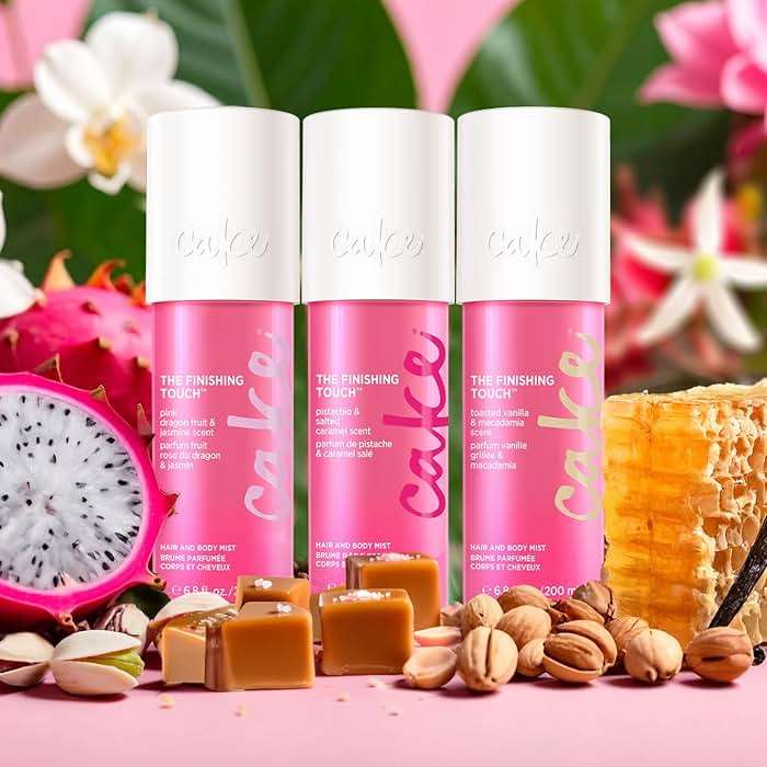 Cake Beauty Hair & Body Mist, The Finishing Touch - Pistachio & Salted Caramel Scent - Infused with Vitamin E & Argan Oil - For All Skin & Hair Types - 6.8 Fl Oz / 200 mL - Image 7