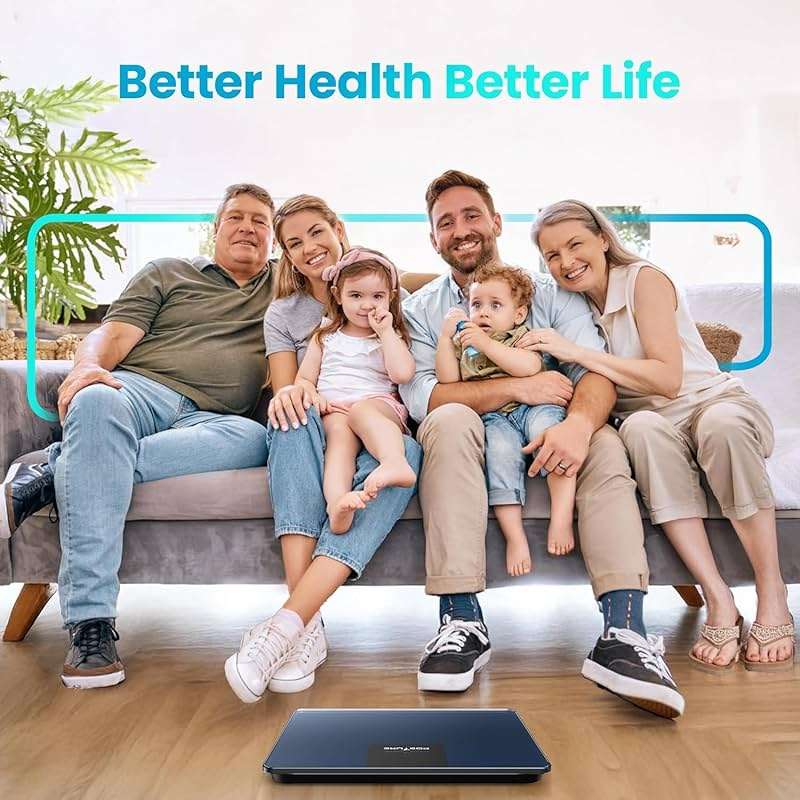 Posture 550lb Capacity Digital Bathroom Scale High Precision Body Weight Scale Extra Wide Platform Large LED Display, and Durable 8mm Tempered Glass Platform for Home - Image 5