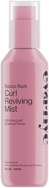 Eva NYC Lightweight Curl Reviving Mist - Anti-Frizz, Hydrate + Define Curls - Non-Sticky Dewy Spray to Revive Fallen Strands with Aloe Leaf + Cactus Flower - Sulfate Free - Melon Scent - 5 fl oz - Image 1