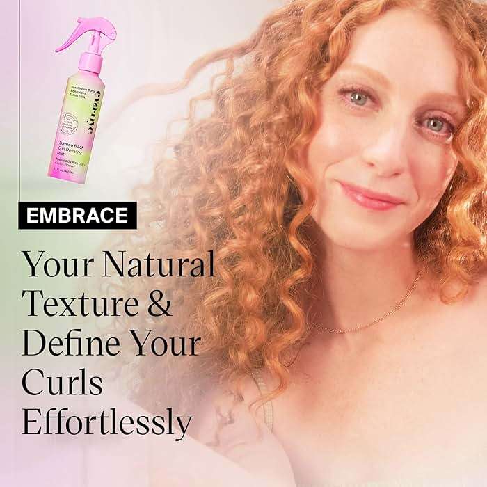 Eva NYC Lightweight Curl Reviving Mist - Anti-Frizz, Hydrate + Define Curls - Non-Sticky Dewy Spray to Revive Fallen Strands with Aloe Leaf + Cactus Flower - Sulfate Free - Melon Scent - 5 fl oz - Image 7