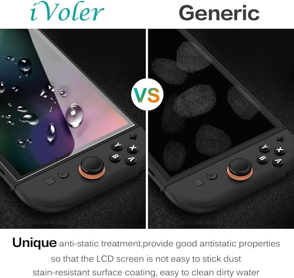 ivoler 4-Pack Tempered Glass Screen Protector Designed for Nintendo Switch 2 2025 [Easy Alignment Frame] 30s Installation, 9H Hardness Transparent HD Clear, Anti-Scratch Updated Version 7.9'' - Image 7